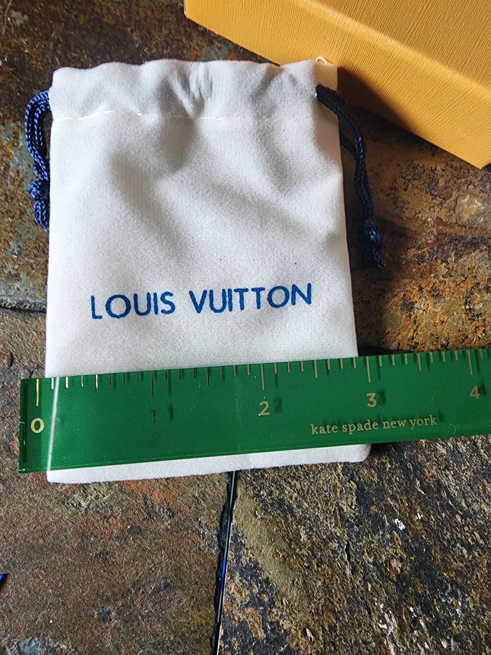 Louis Vuitton Box- Blue Branded Ribbon and Dust Bag Set